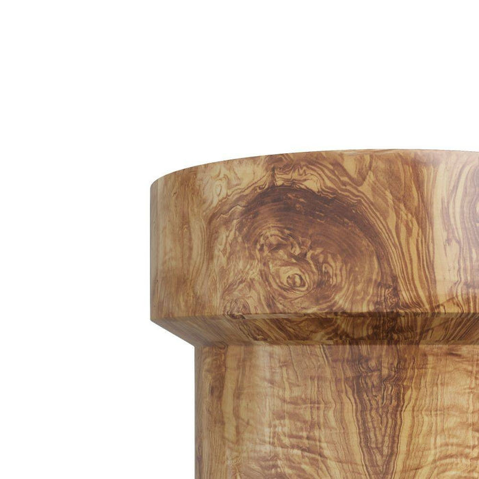 Arteriors FES07 End Table, Blonde Burl