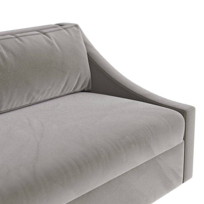 Arteriors FFU02 Sofa, Flint Velvet