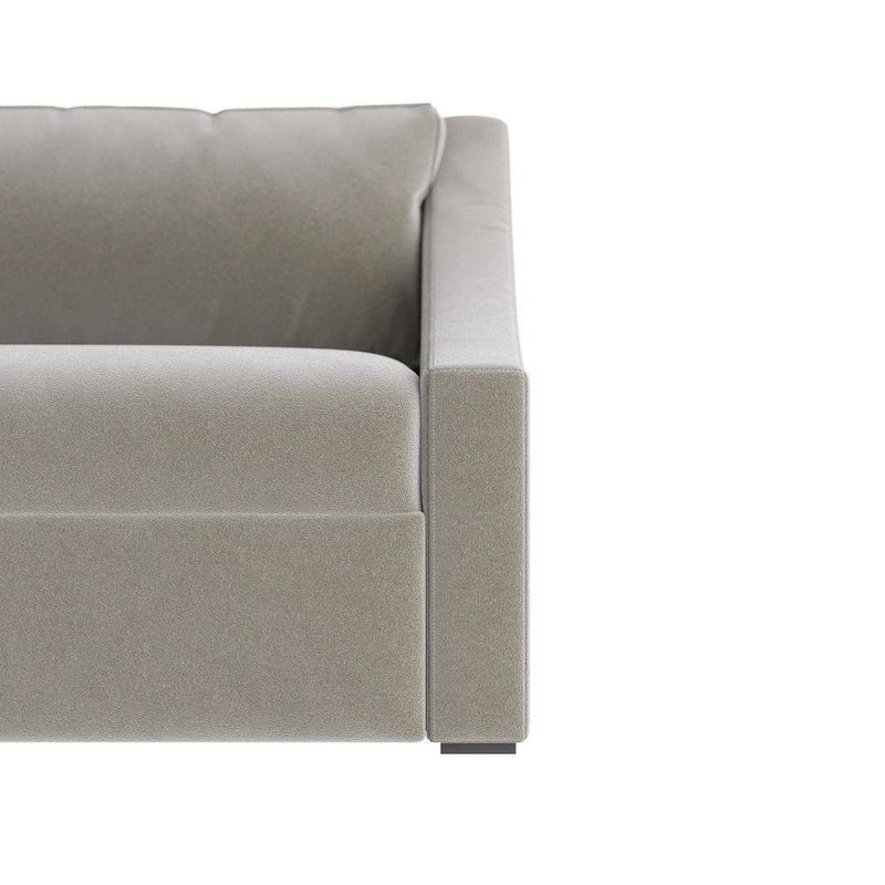 Arteriors FFU02 Sofa, Flint Velvet