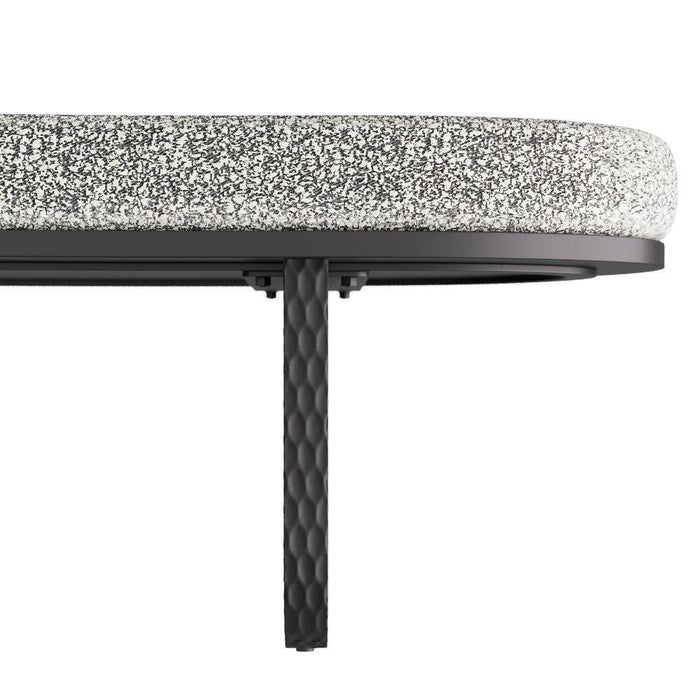 Arteriors FHI05 Bench, Pitch Texture