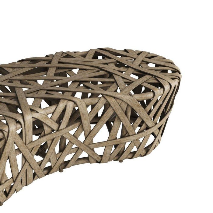 Arteriors FHS02 Bench, Palm Gray