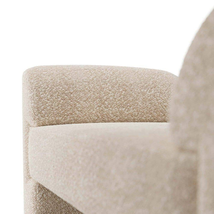 Arteriors FHU01 Bench, Cream Sherpa