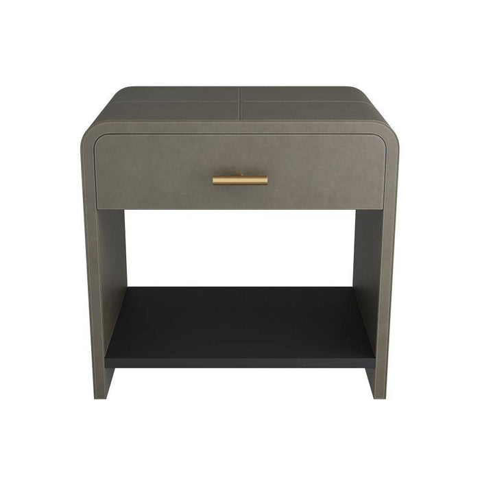 Arteriors FII04 Side Table, Graphite