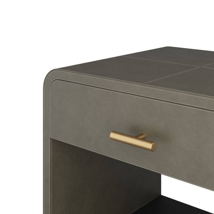 Arteriors FII04 Side Table, Graphite