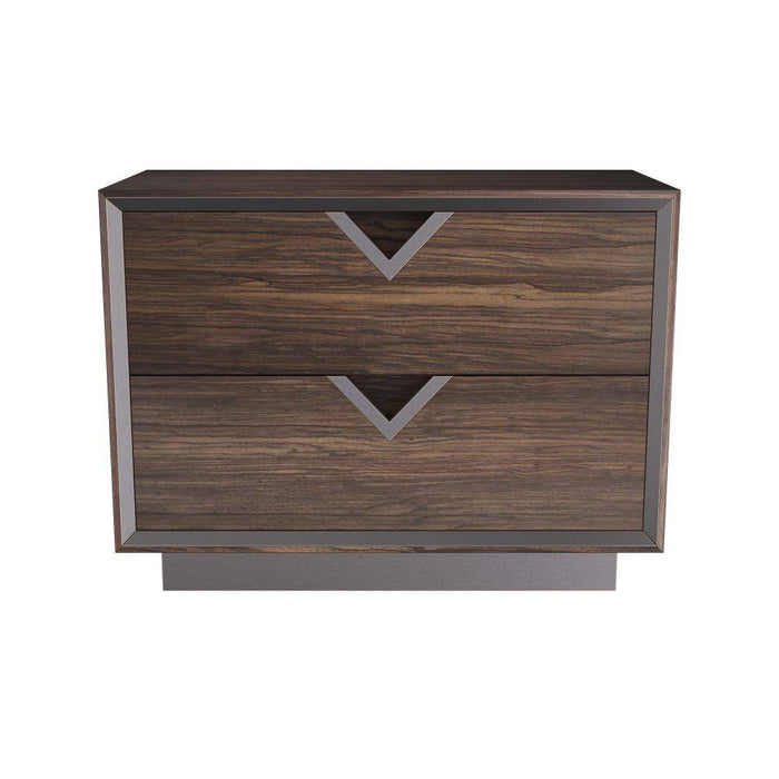 Arteriors FIS02 Side Table, Brindle Ofram Veneer/Bronze