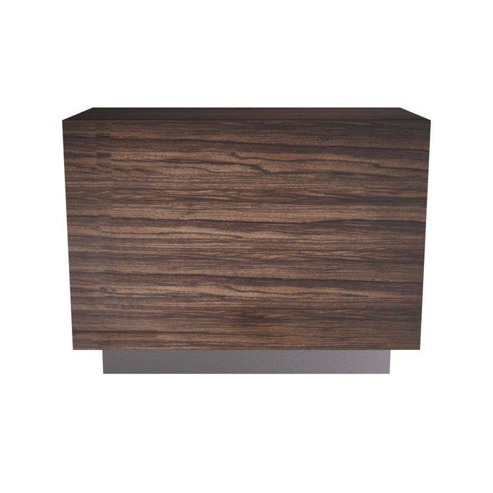 Arteriors FIS02 Side Table, Brindle Ofram Veneer/Bronze