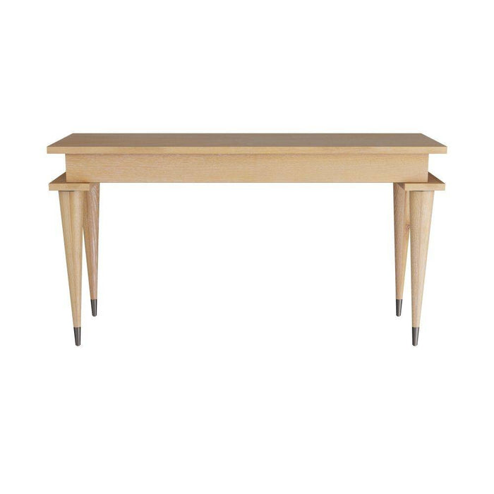 Arteriors FKS02 Desk, Oyster Oak Veneer/Bronze