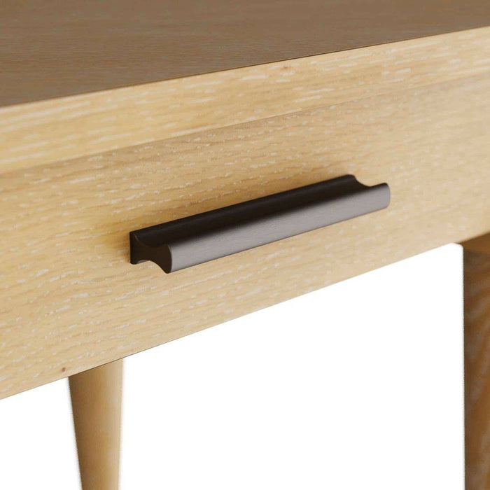 Arteriors FKS02 Desk, Oyster Oak Veneer/Bronze