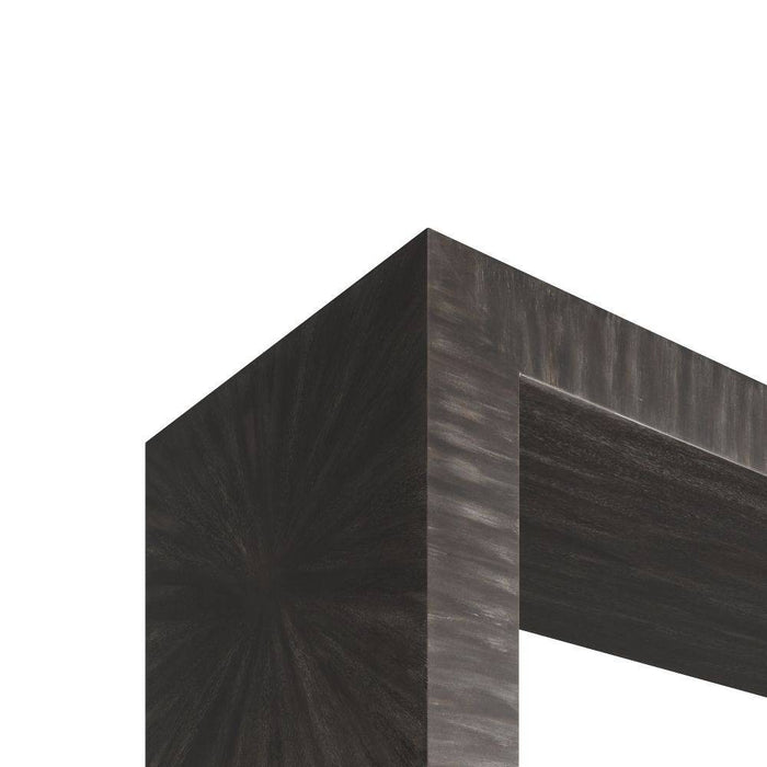 Arteriors FLS03 Console, Dark Gray Straw Marquetry