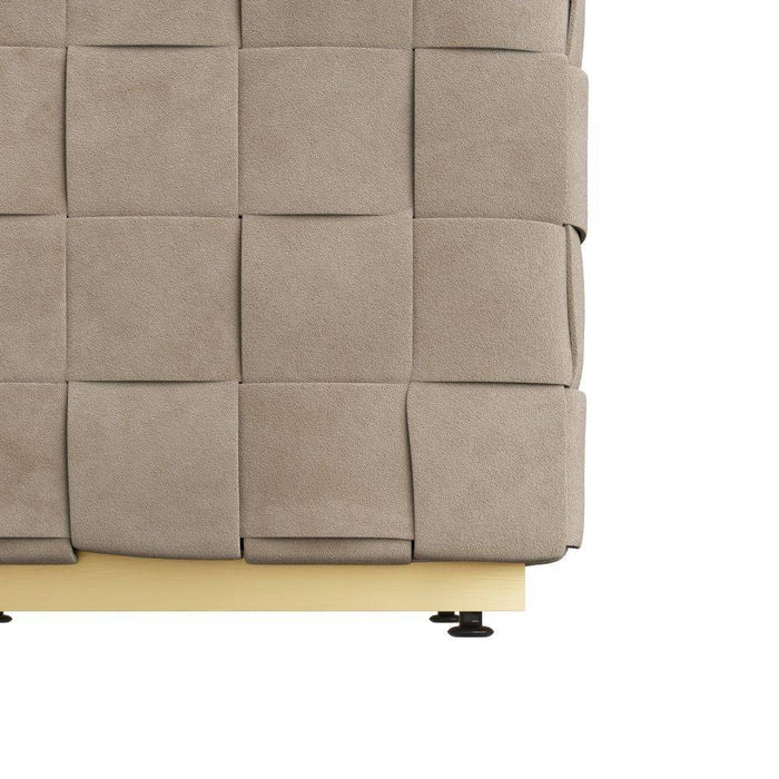 Arteriors FOI11 Ottoman, Dove