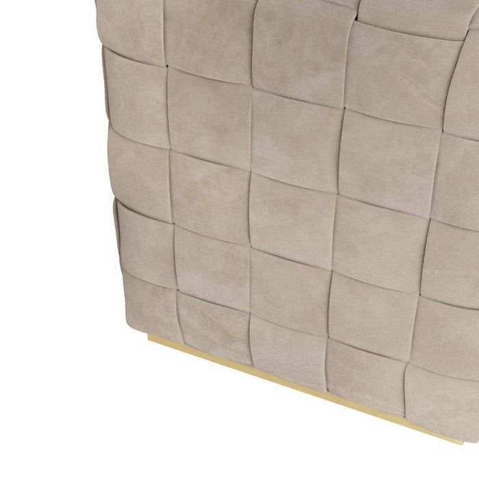 Arteriors FOI11 Ottoman, Dove
