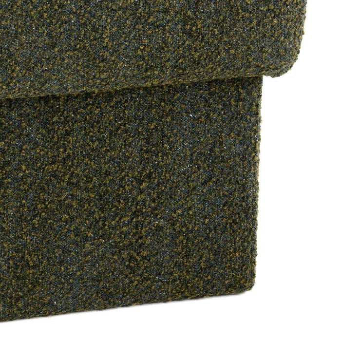 Arteriors FOU03 Ottoman, Olive Boucle