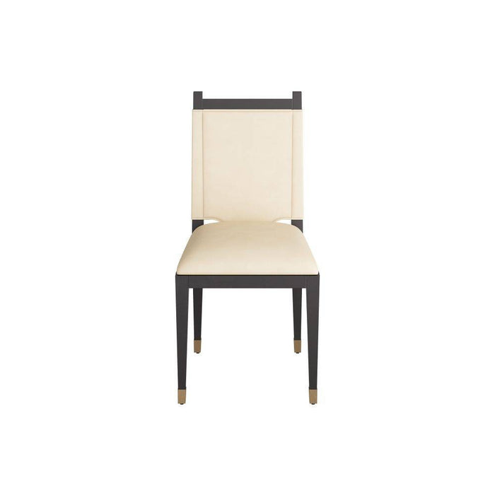 Arteriors FRI07 Dining Chair, Ivory Leather