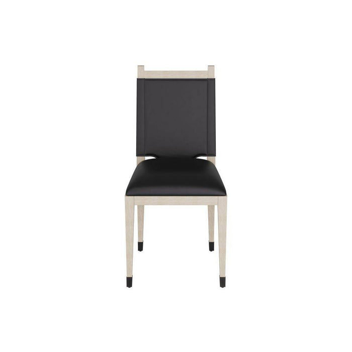 Arteriors FRI08 Dining Chair, Graphite Leather