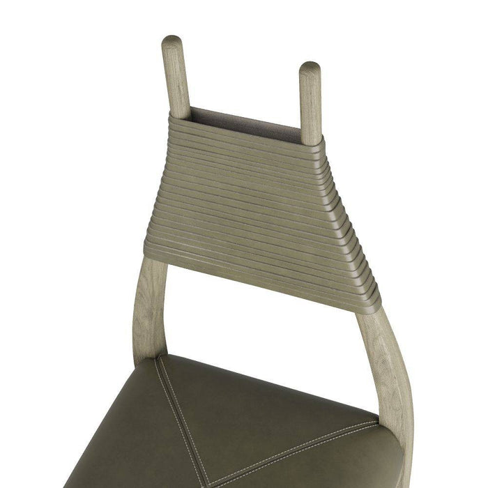 Arteriors FRI11 Dining Chair, Dove Leather