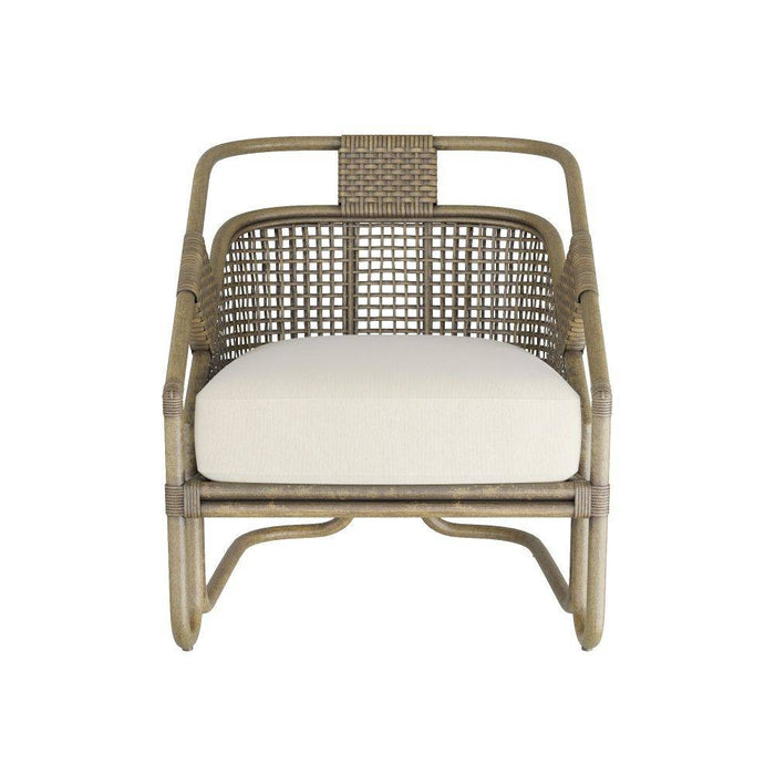 Arteriors FRS08 Lounge Chair, Bone Linen