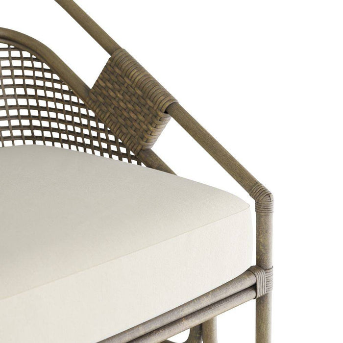 Arteriors FRS08 Lounge Chair, Bone Linen