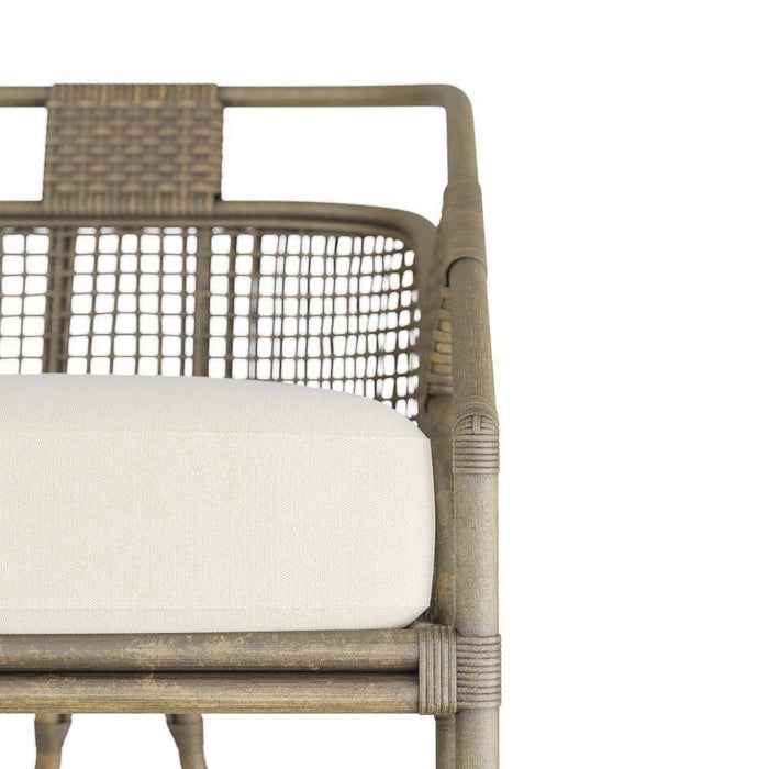 Arteriors FRS08 Lounge Chair, Bone Linen