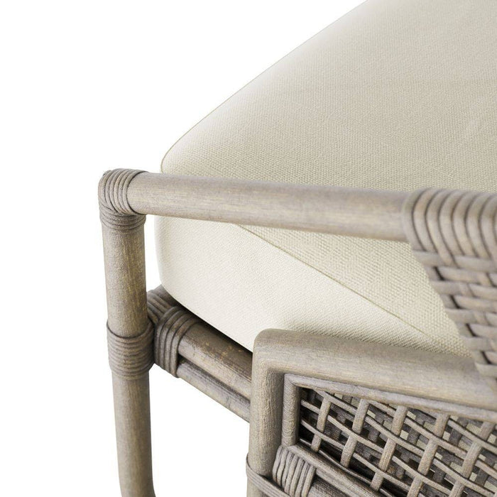 Arteriors FRS08 Lounge Chair, Bone Linen
