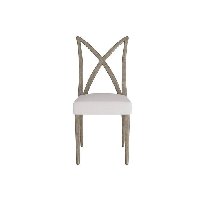 Arteriors FRS09 ining Chair, White Linen