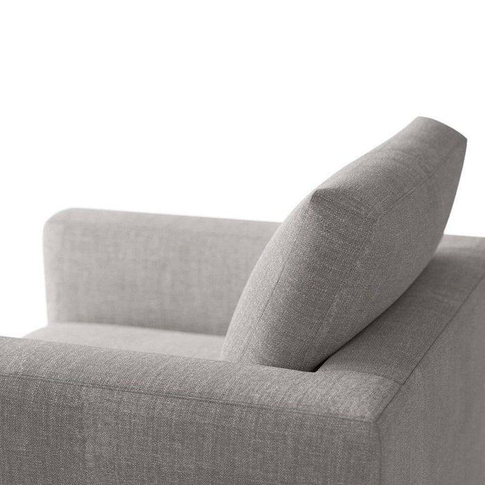 Arteriors FRU02 Chair, Oyster Linen/Dark Walnut