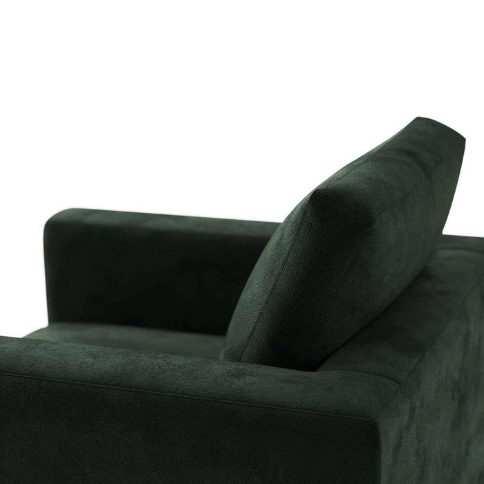 Arteriors FRU03 Chair, Forest Velvet/Dark Walnut