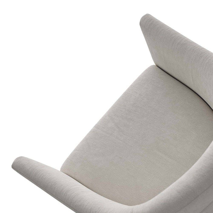 Arteriors FRU04 Chair, Polar Boucle/Pale Brass Iron