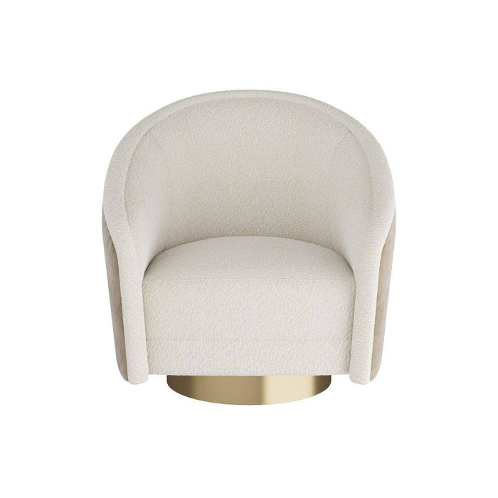 Arteriors FRU05 Chair, Cream Sherpa