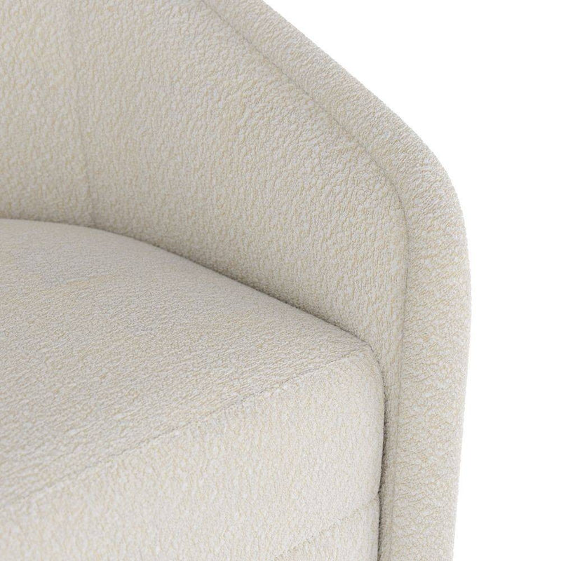 Arteriors FRU05 Chair, Cream Sherpa