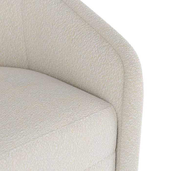 Arteriors FRU05 Chair, Cream Sherpa