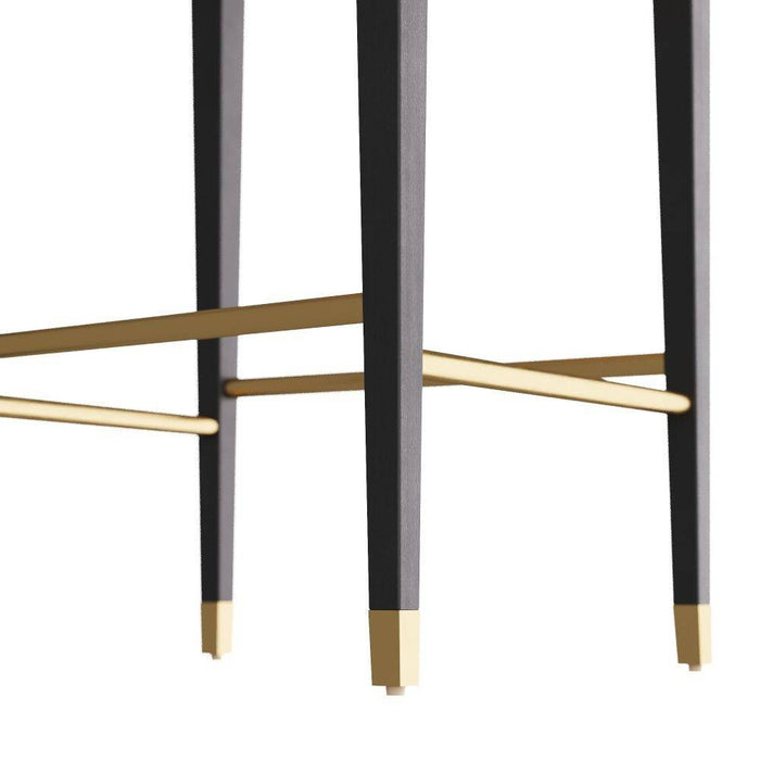 Arteriors FSI07 Bar Stool, Ivory Leather