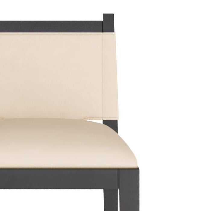 Arteriors FSI07 Bar Stool, Ivory Leather