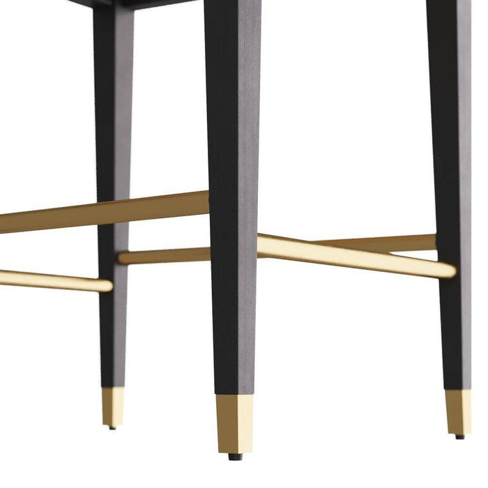 Arteriors FSI09 Counter Stool, Ivory Leather