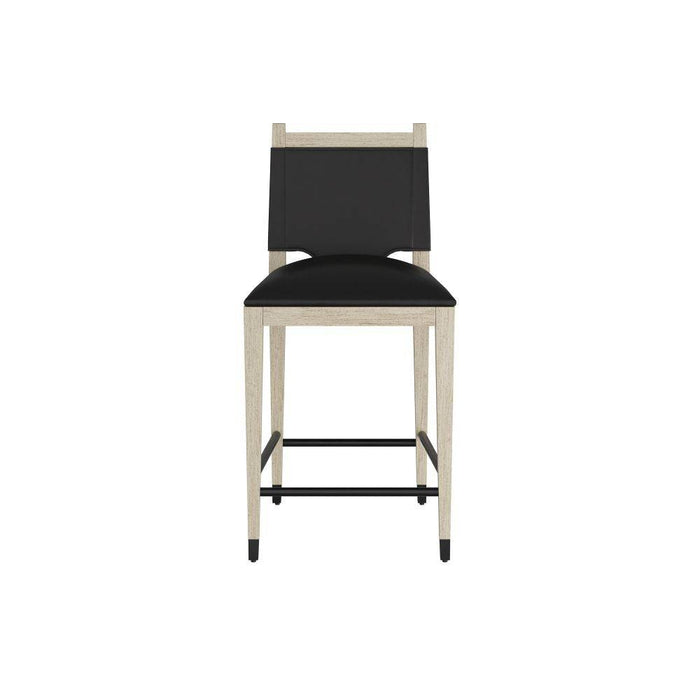 Arteriors FSI10 Counter Stool, Ebony Leather