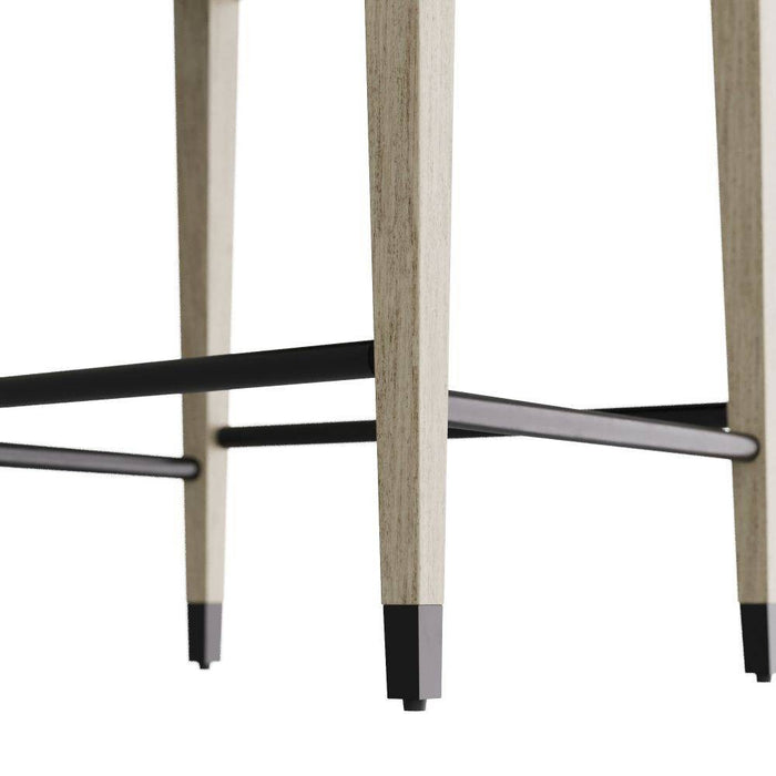 Arteriors FSI10 Counter Stool, Ebony Leather