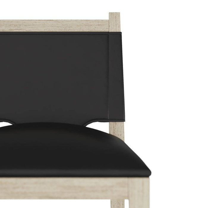 Arteriors FSI10 Counter Stool, Ebony Leather