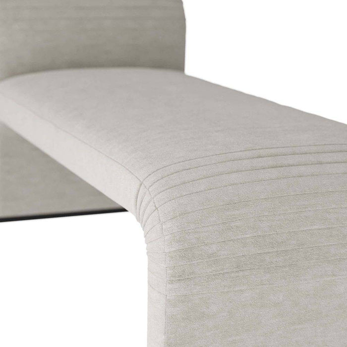 Arteriors FTU03 Chaise, Polar Boucle/Grey Ash