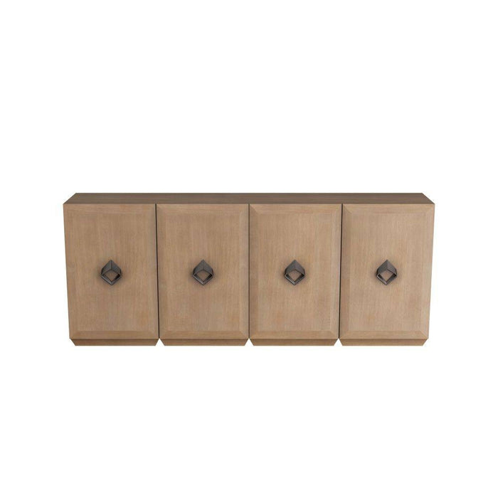 Arteriors FZS02 Credenza, Sepia Oak Veneer/Bronze