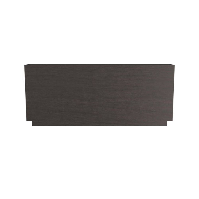 Arteriors FZS03 Credenza, Gray Faux Marble/Ebony Oak Veneer/Vintage Brass