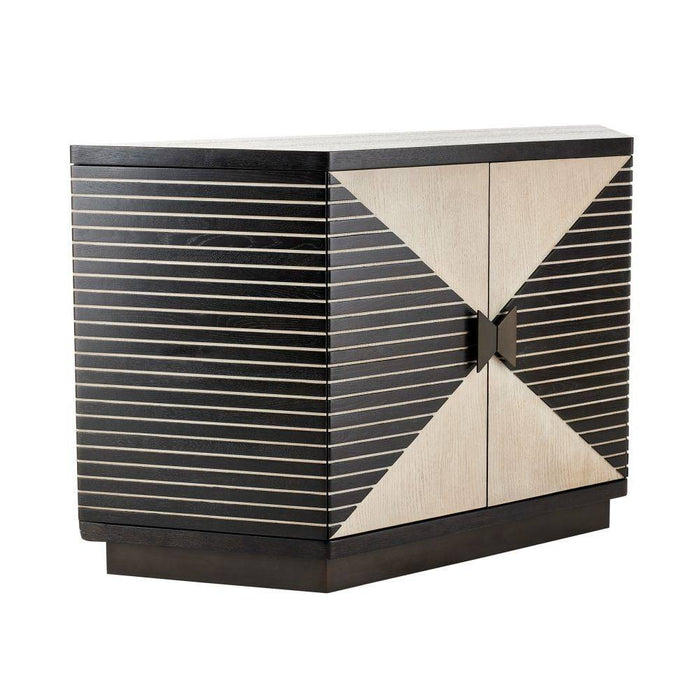 Arteriors FZS05 Credenza, Ebony Oak/Smoke Oak/Bronze