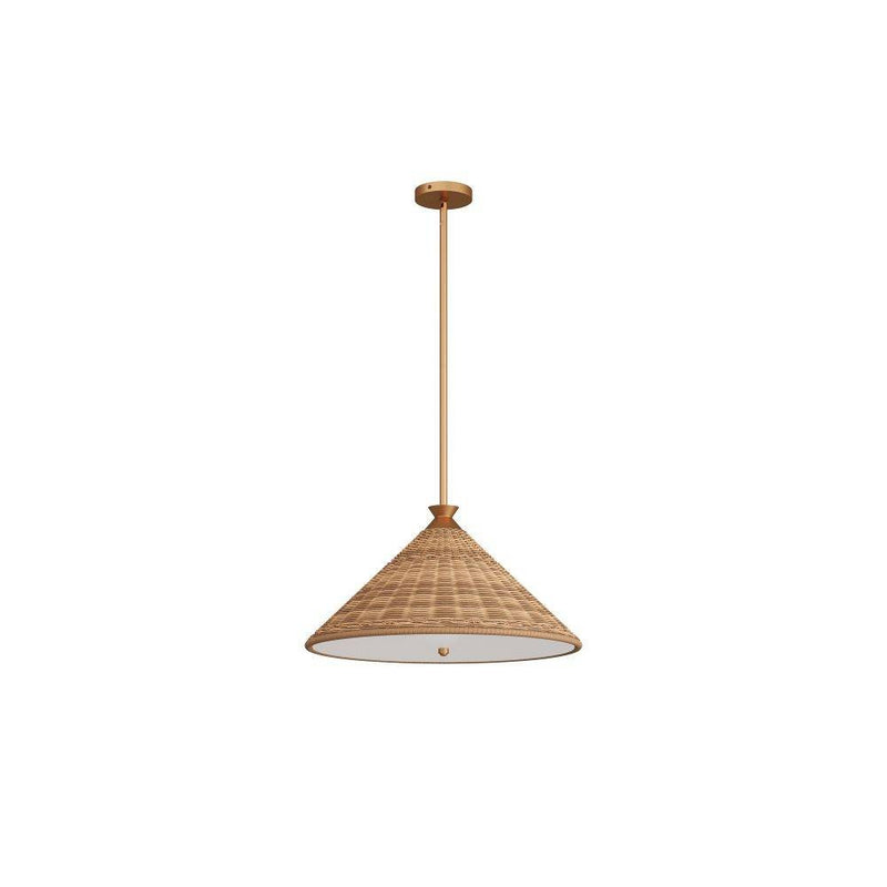 Arteriors GCDSS01 Pendant, Natural, Rattan