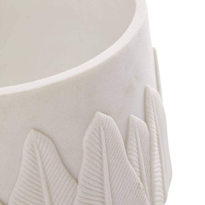 Arteriors GKATC01 Centerpiece, Ivory, Riverstone