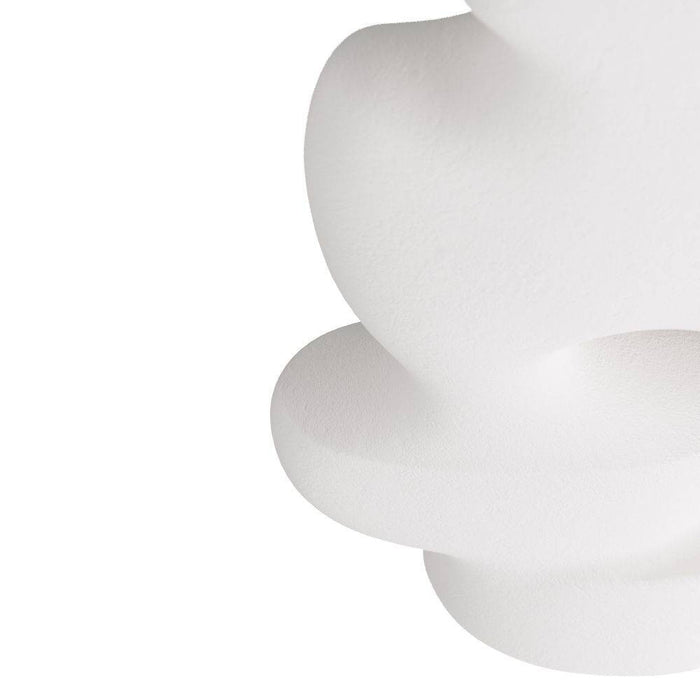 Arteriors GKATC03 Sculpture, White Plaster, Resin