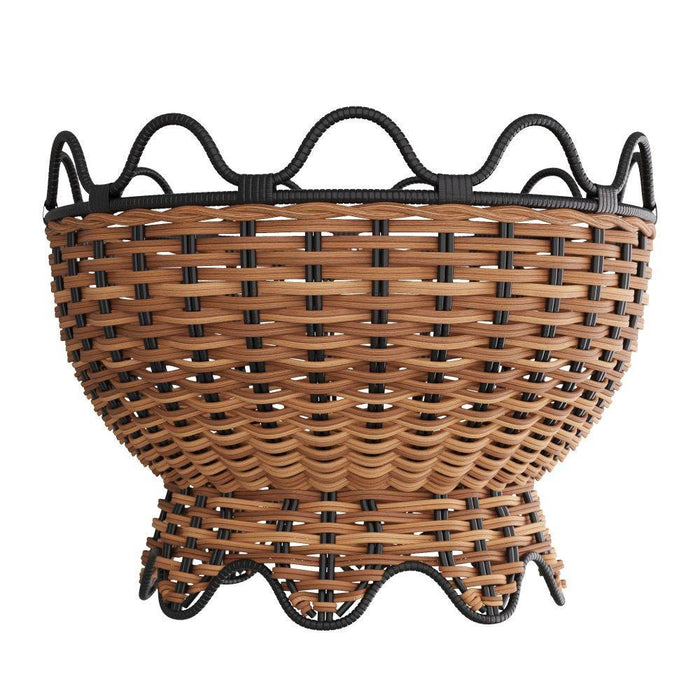 Arteriors GKATS01 Centerpiece, Natural & Black, Rattan