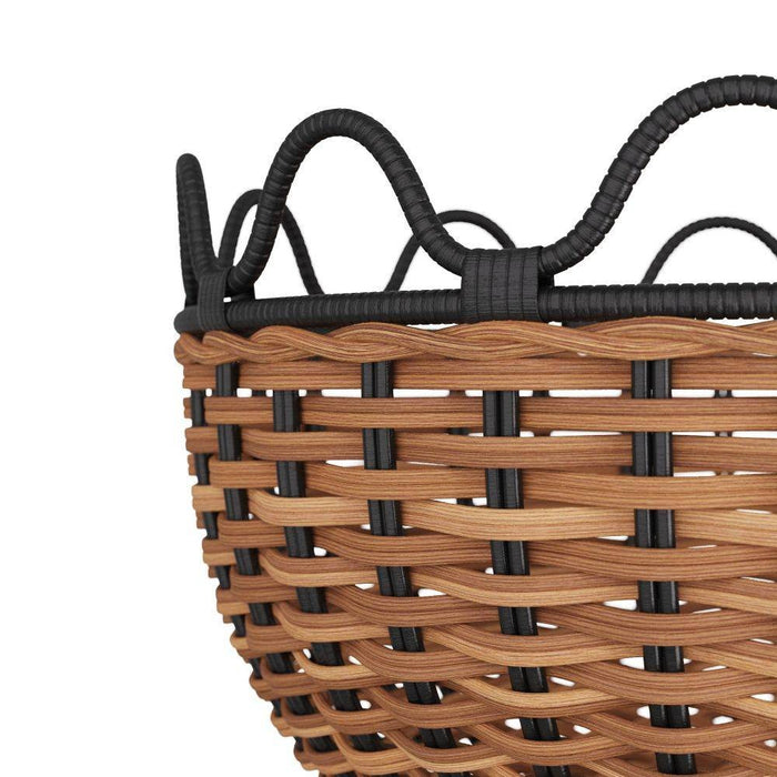 Arteriors GKATS01 Centerpiece, Natural & Black, Rattan