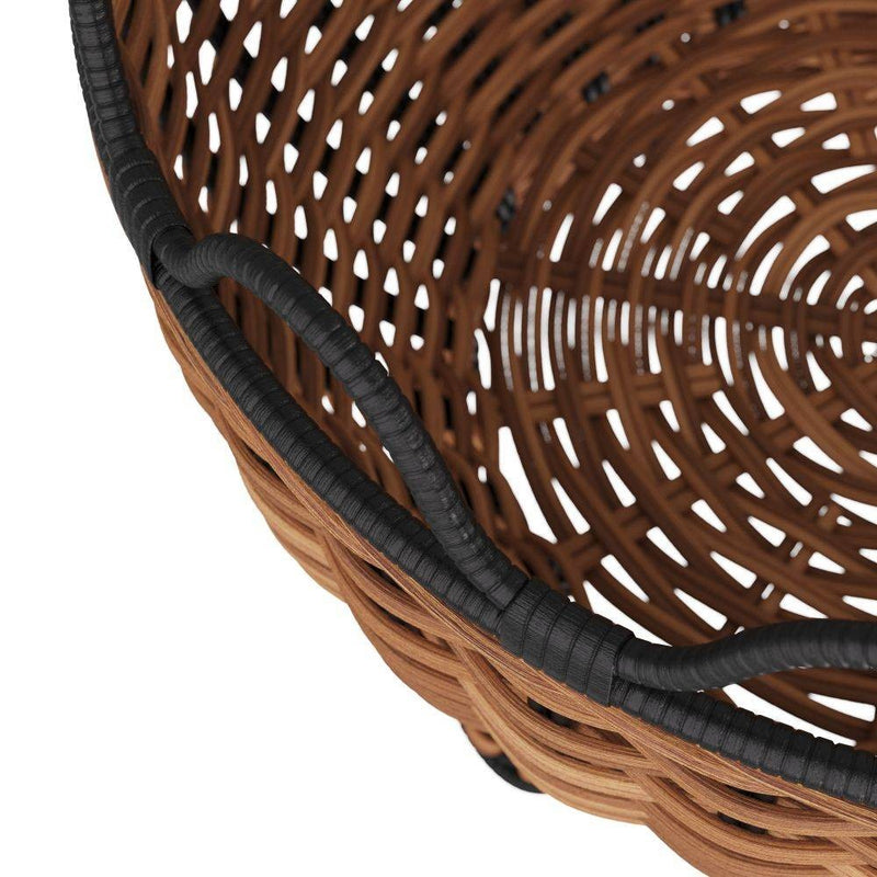Arteriors GKATS01 Centerpiece, Natural & Black, Rattan
