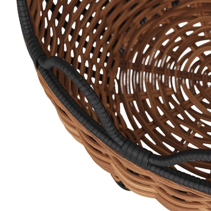Arteriors GKATS01 Centerpiece, Natural & Black, Rattan