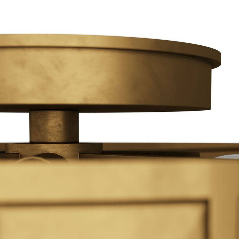 Arteriors GKDFC02 Flush Mount, Antique Brass
