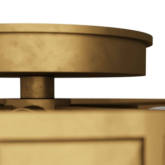 Arteriors GKDFC02 Flush Mount, Antique Brass