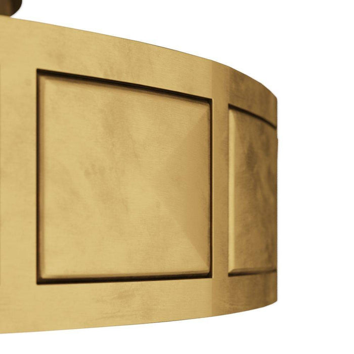 Arteriors GKDFC02 Flush Mount, Antique Brass